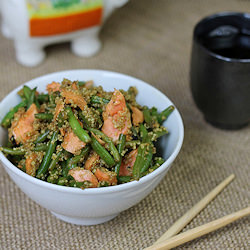 Asian Salmon Green Bean
