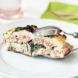 Salmon Stuffed Ricotta & Spinach
