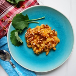 Sweet Potato Kale Mac n’ Cheeze