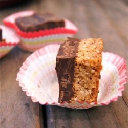 Brown Butter Chocolate Oat Bars