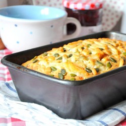 Pear, Cheddar & Pumpkin Seed Bread