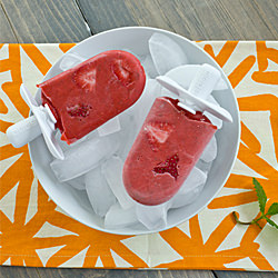 Strawberry Mojito Popsicles