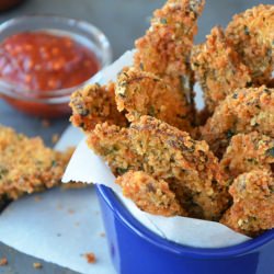 Portobello Fries & Spicy Ketchup