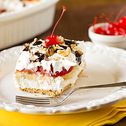 No-Bake Banana Split Dessert