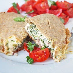 Ham & Spinach Calzones