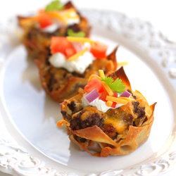 Double Decker Taco Cupcakes