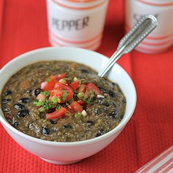 Black Bean & Quinoa Soup