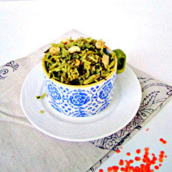 Orange Lentils Briyani