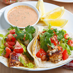 Blackened Catfish Tacos