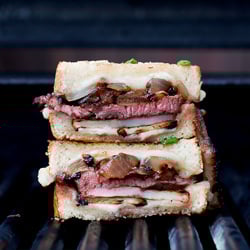 Steak & Potato BBQ Grilled Cheese
