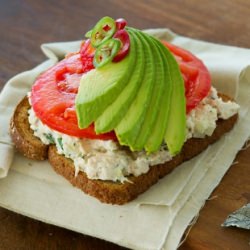 Open Face Chicken Salad Sandwich