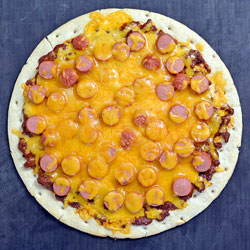 Chili Dog Pizza