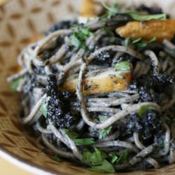 Black Sesame Soba Noodles