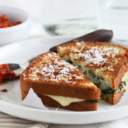 Spinach-Mozzarella Grilled Cheese