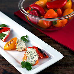 Grilled Stuffed Mini Bell Peppers