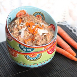 Carrot Cake Breakfast Oatmeal