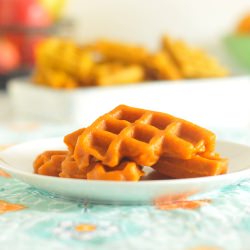 Carrot Juice Waffles
