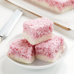 Raspberry Coconut Ice