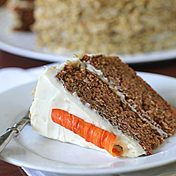 Carrot Cake with Cream Cheese Frost