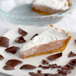 Leftover Chocolate Mousse Pie