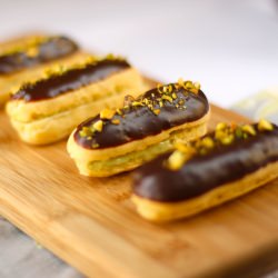 Pistachio Éclairs