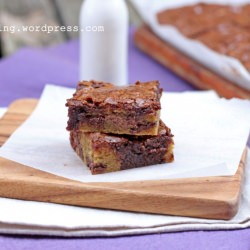 Choc Chip Cookie Brownie Bars