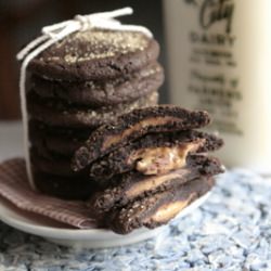 Chocolate Rolo Cookies
