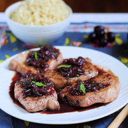 Pork with Grapes and Tarragon