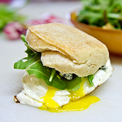 Arugula & Blue Cheese Egg Sandwich