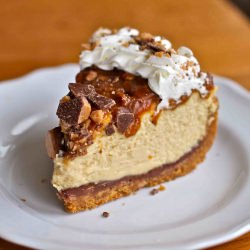Caramel Toffee Crunch Cheesecake