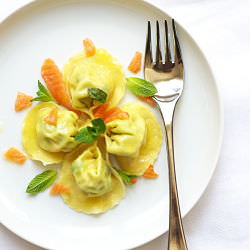Pea Ravioli