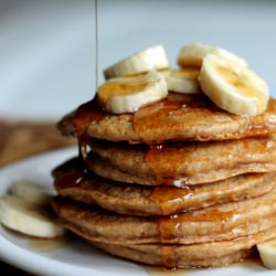 Whole Wheat Banana Quinoa Pancakes
