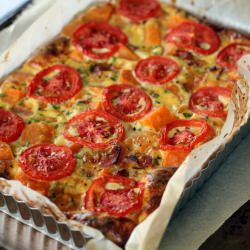 Sweet Potato + Bacon Slice