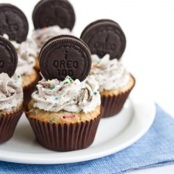 Oreo funfetti cupcakes