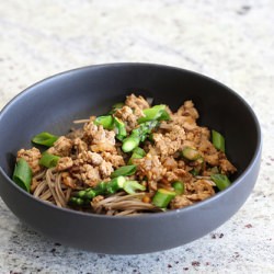 Turkey, Shiitake, Asparagus Noodles