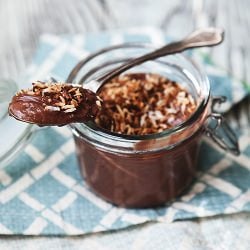Chocolate Coconut Pudding