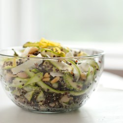 Ribboned Asparagus and Quinoa Salad
