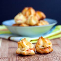 Gougères Goat Cheese Smoked Salmon