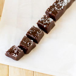 Salted Chocolate-Chile Caramels