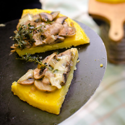 Mushroom & Polenta Galette