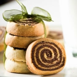 Pinwheel Shortbread Cookies