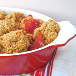 Gluten Free Strawberry Cobbler