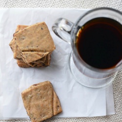 Chocolate Espresso Bean Shortbread