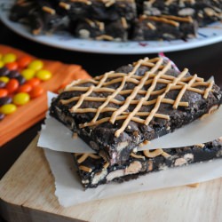 Chocolate Peanut Butter Cookie Bars