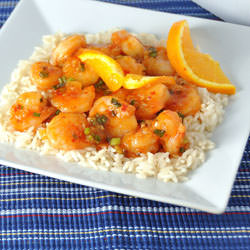 Stir-Fried Shrimp with Spicy Orange