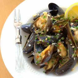 White Wine Mussels