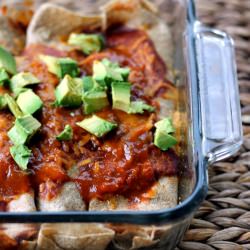 Skinny Breakfast Enchiladas
