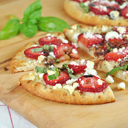 Flatbread w/ Strawberries