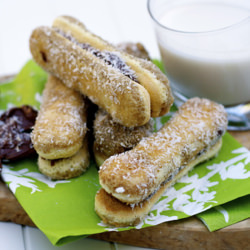 Panini di Savoiardi con Nutella