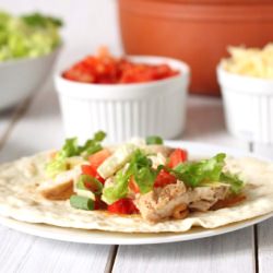Spicy chicken fajitas